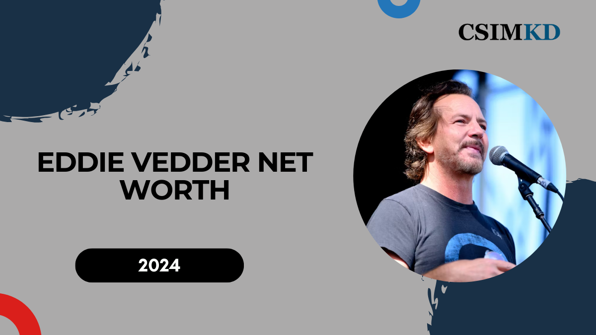 Eddie Vedder Net Worth: A Deep Dive into the Wealth of Pearl Jam's Frontman